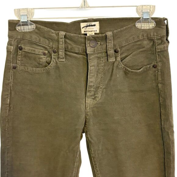 J.Crew Matchstick Cords Sage Green. Size 24 Petite - Picture 6 of 6